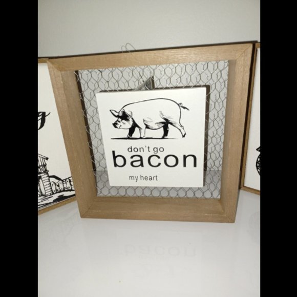 Farmhouse Country Theme Home Decor Set of (3) Plaques NWOT Rustic - Picture 5 of 8